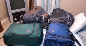 Our Bags all packed